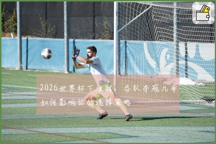 2026世界杯下注时，各队夺冠几率如何影响你的选择策略