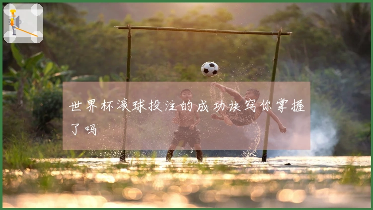 世界杯滚球投注的成功诀窍你掌握了吗